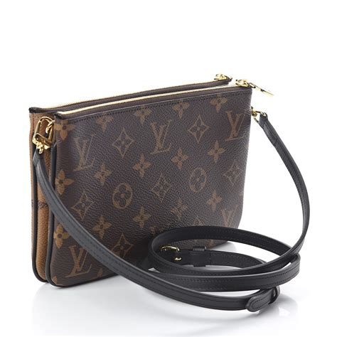 pochette double zip lv|louie vuitton double pochette.